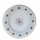 قیمت گل سقفی دور لوستری زیر لوستری دایره هالوژن دار ساده پی وی سی قابل شستشو سپاهان سقف سبک سفید طلایی ضد آب قیمت مناسب سایز بزرگ