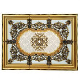 خرید دور لوستری زیر لوستری پیش ساخته پی وی سی سبک مستطیل سپاهان سقف سایز کوچک ضد آب