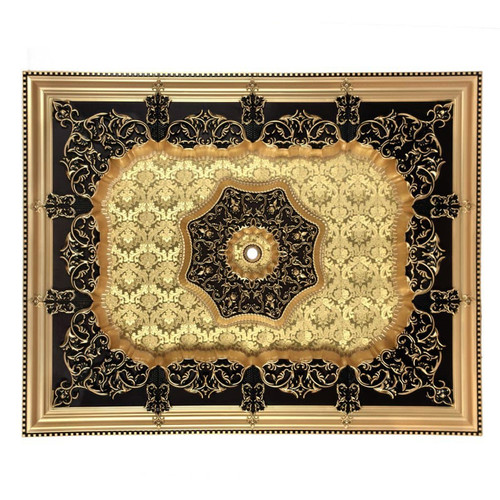 خرید دور لوستری زیر لوستری پی وی سی سبک مستطیل سپاهان سقف سایز متوسط ضد آب