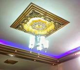 خرید گل سقفی پی وی سی سپاهان سقف با نصب آسان