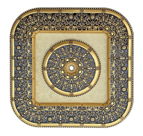 گل سقفی زیرلوستری زیرلوستری پیش ساخته تزیین سقف مربع 120 سانتی مدل دینا