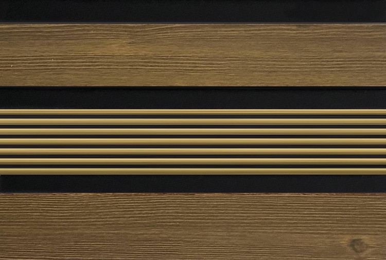 قیمت دیوارپوش ترمووال 20 سانتی چام شیاردار طلاکوب پی وی سی پلی استایرن لاکچری