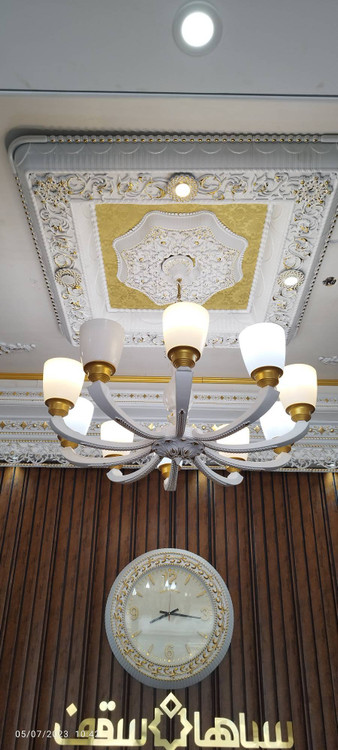 آویز سقفی لوستر روشنایی تک شعله