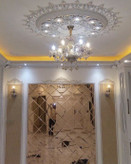 خرید قیمت ابزار قاب سازی تزیینی آیینه طرح دار پی وی سی پلی استایرن رنگ شده سفارشی سپاهان سقف