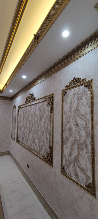 خرید قیمت تزیین دیوار قاب آیینه قاب کاغذ دیواری طرح دار پی وی سی پلی استایرن رنگ شده سفارشی سپاهان سقف