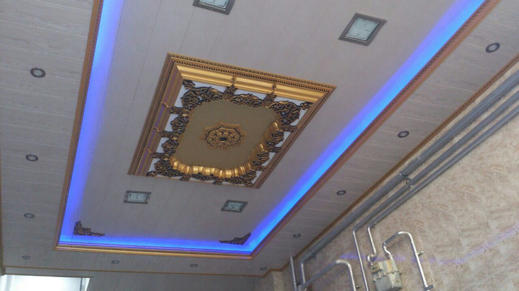 قیمت گل سقفی دور لوستری پی وی سی سپاهان سقف