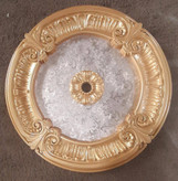 خرید دور لوستری دایره 72 سانتی طلایی سقف