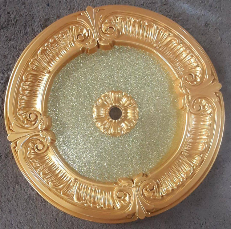 قیمت گل سقفی دور لوستری زیر لوستری دایره پی وی سی