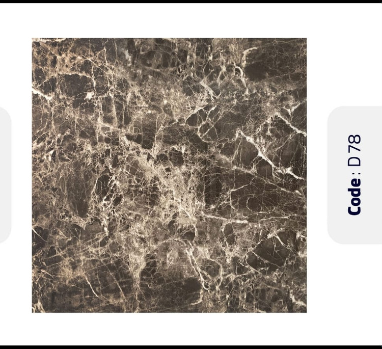 کفپوش پی وی سی 60 در 60 طرح سنگ قهوه ایی