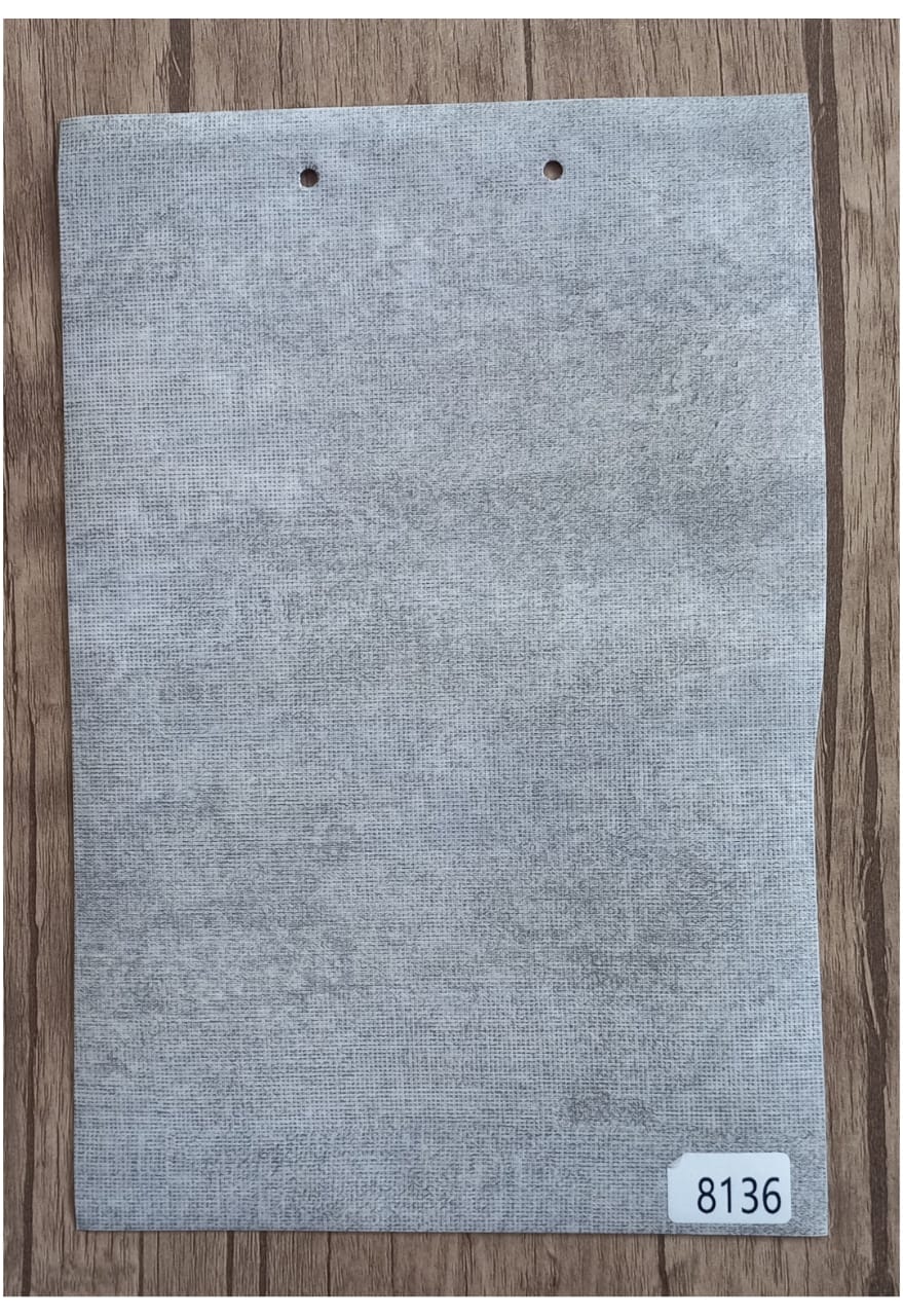 قیمت  برچسب کابینتی 60 در 25 متر  پی وی سی طرح کنفی طوسی روشن