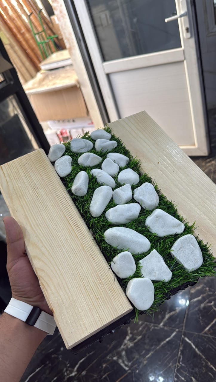 قیمت تایل ترموود ترکیبی با قلوه سنگ