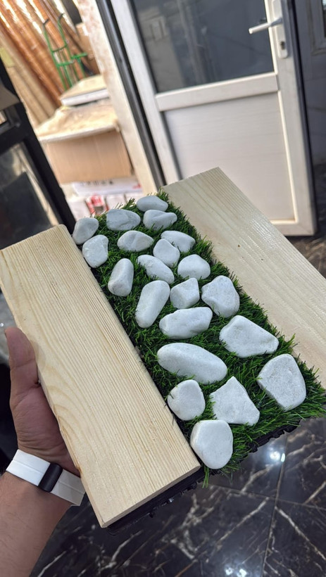 قیمت تایل ترموود ترکیبی با قلوه سنگ