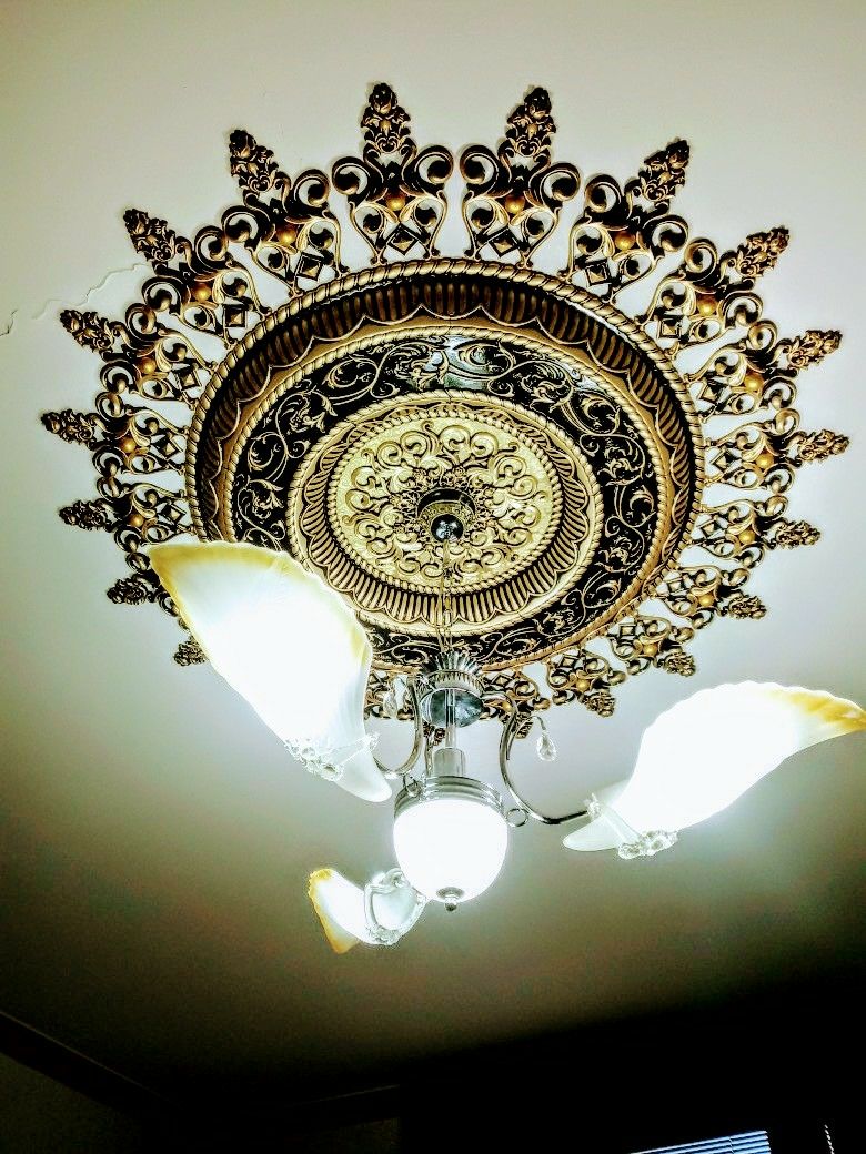 قیمت زیر لوستری دور لوستری دایره پی وی سی