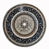 خرید گل سقفی دور لوستری سبک