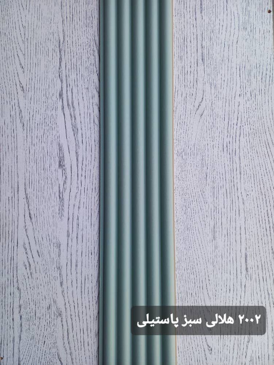 قیمت ترمووال دیوارپوش نیم هلال و هلالی پلی استایرن سبز پاستیلی