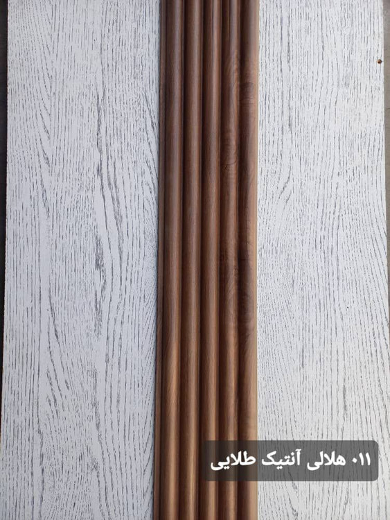 قیمت ترمووال دیوارپوش نیم هلال و هلالی پلی استایرن آنتیک طلایی