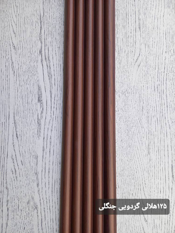 قیمت ترمووال دیوارپوش نیم هلال و هلالی پلی استایرن گردویی جنگلی