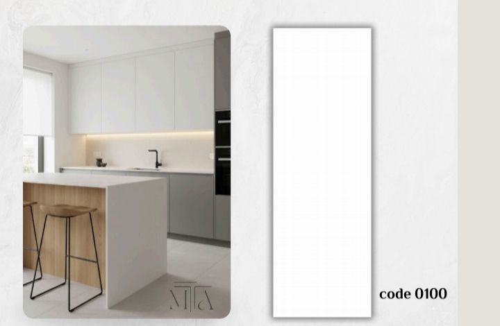 دیوارپوش پی وی سی بین کابینتی مارماروتایل  75 در 203 سانتی متر سپاهان سقف