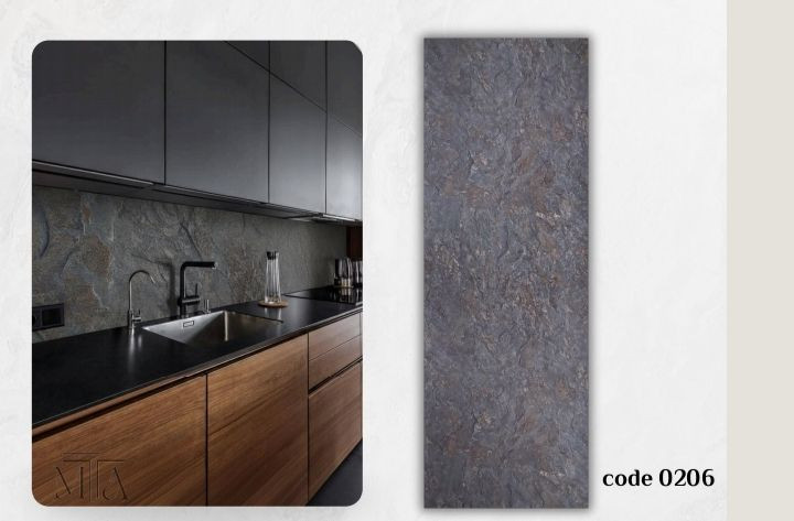 دیوارپوش پی وی سی بین کابینتی مارماروتایل 75 در 203 سانتی متر سپاهان سقف