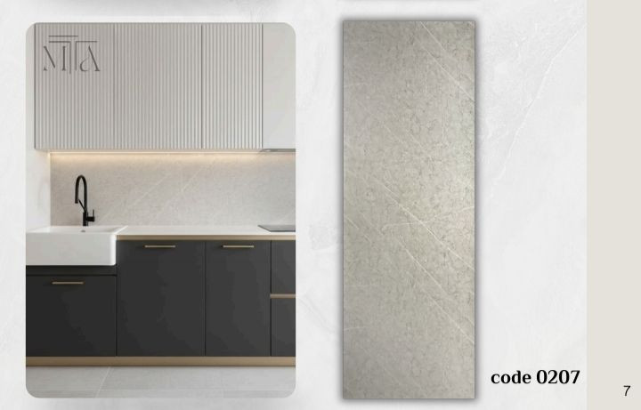 دیوارپوش پی وی سی بین کابینتی مارماروتایل 75 در 203 سانتی متر سپاهان سقف