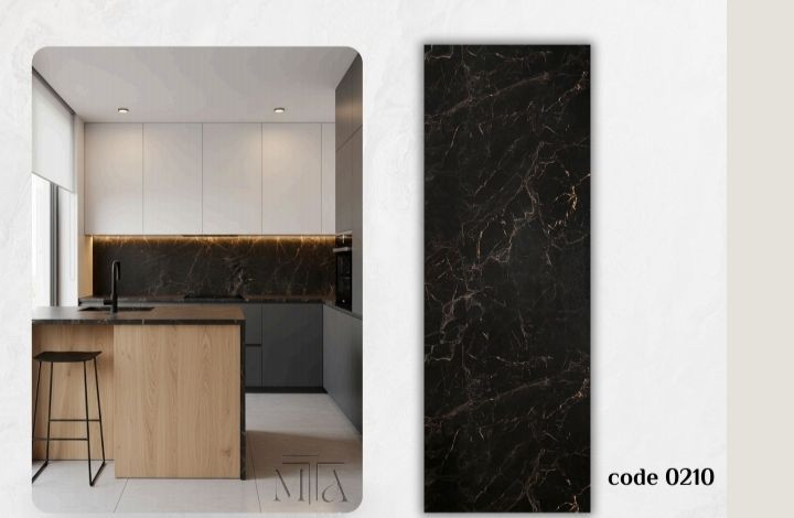 دیوارپوش پی وی سی بین کابینتی مارماروتایل 75 در 203 سانتی متر سپاهان سقف