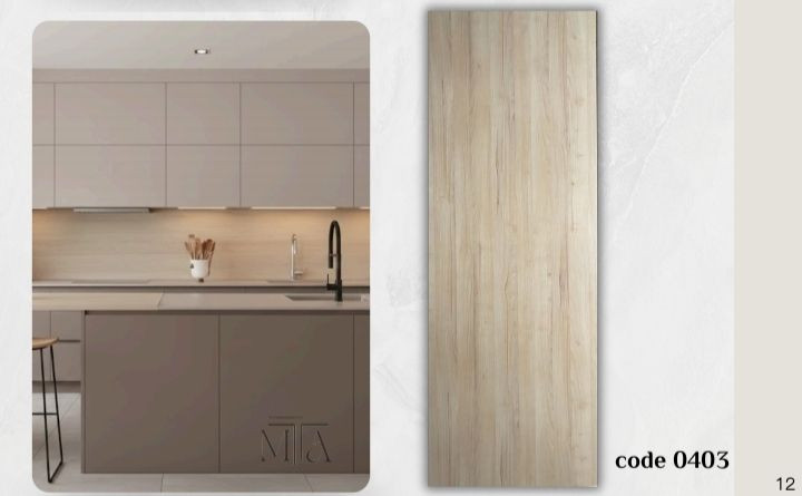 دیوارپوش پی وی سی بین کابینتی مارماروتایل 75 در 203 سانتی متر سپاهان سقف